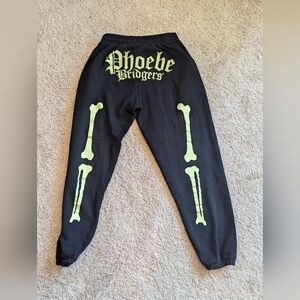 Phoebe Bridgers Glow-In-The-Dark Joggers, Small